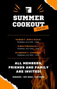 Summer Cookout Series Poste