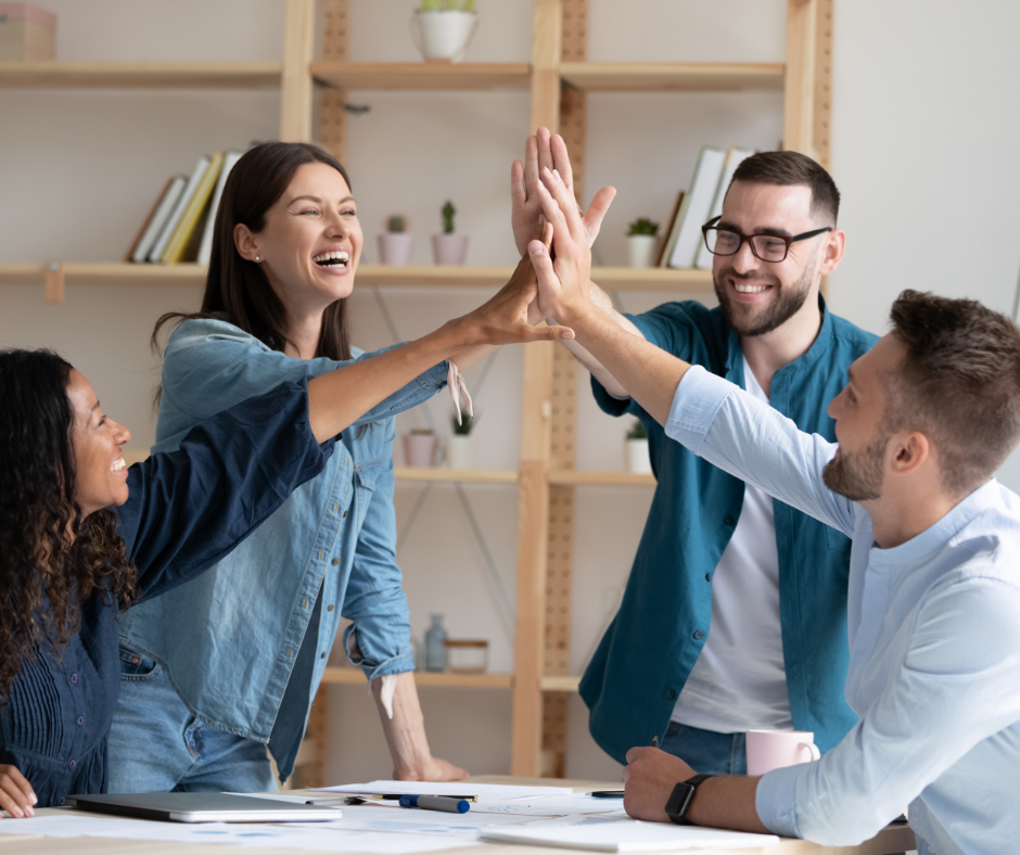 Group of Happy Employees