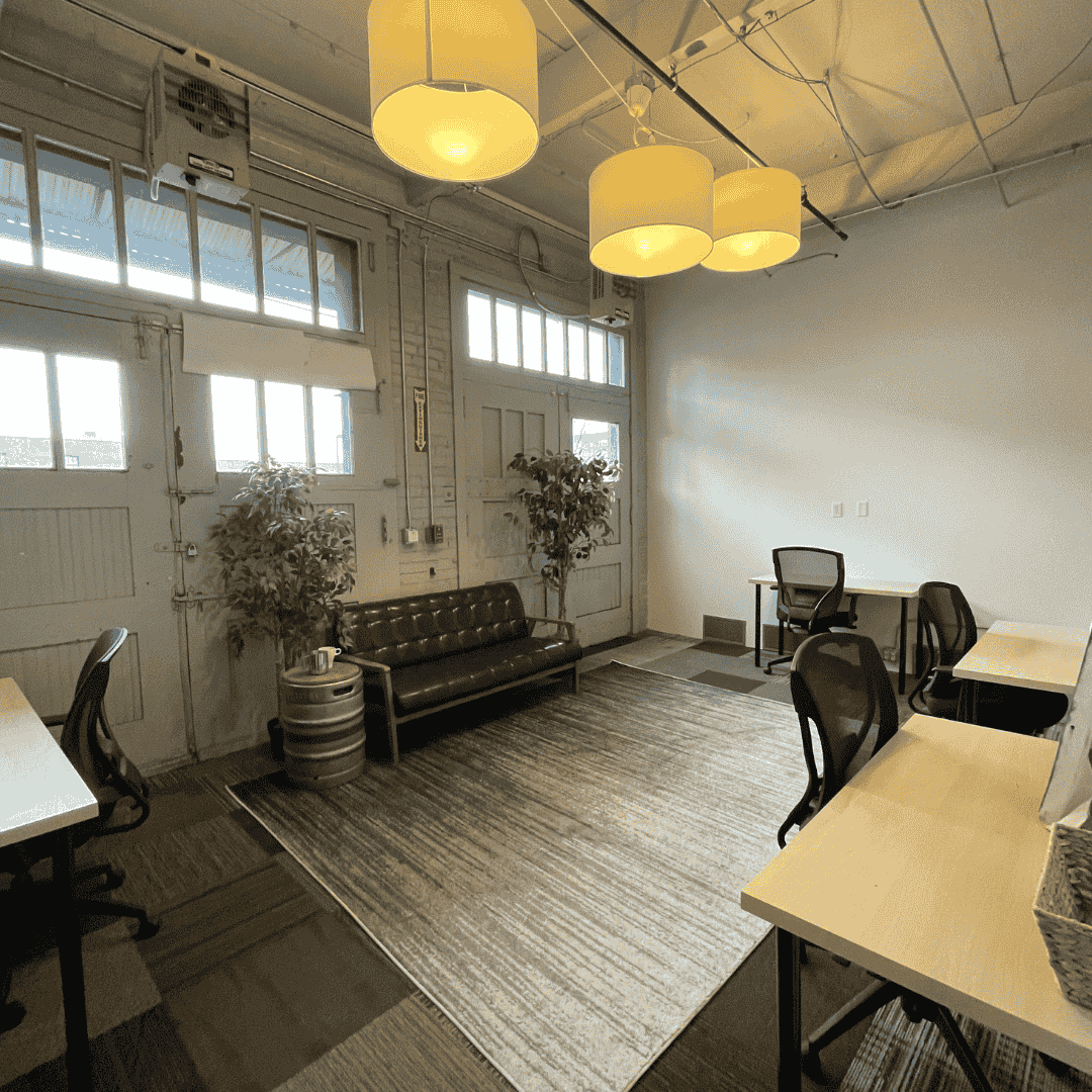 Large Ballpark Office Rustic